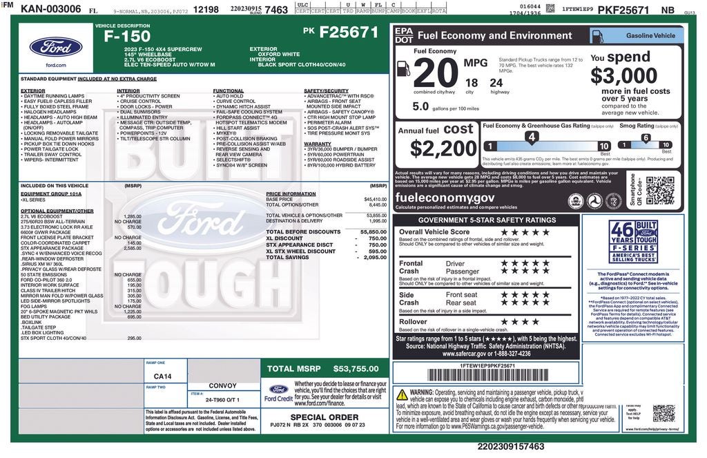 2023 Ford F-150 XL