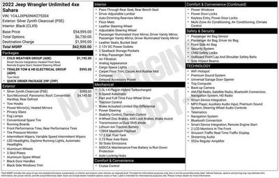 2022 Jeep Wrangler 4xe Unlimited Sahara 4x4