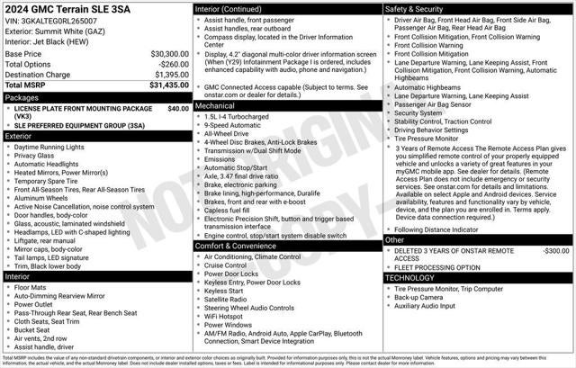 2024 GMC Terrain AWD SLE