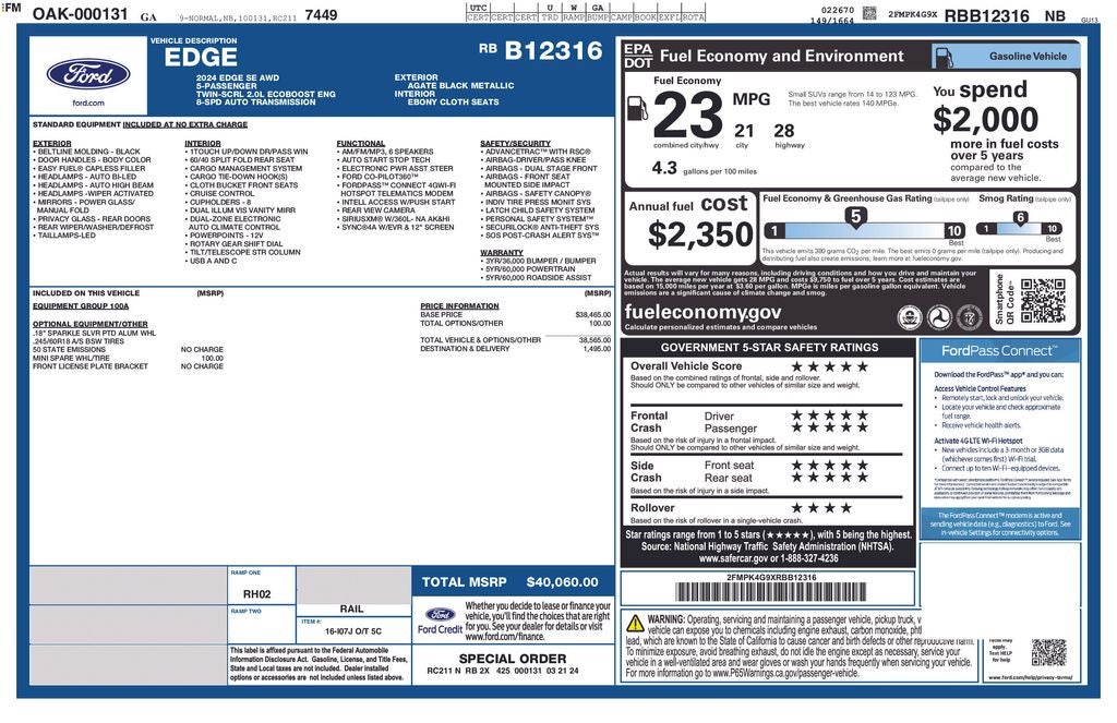 2024 Ford Edge SE