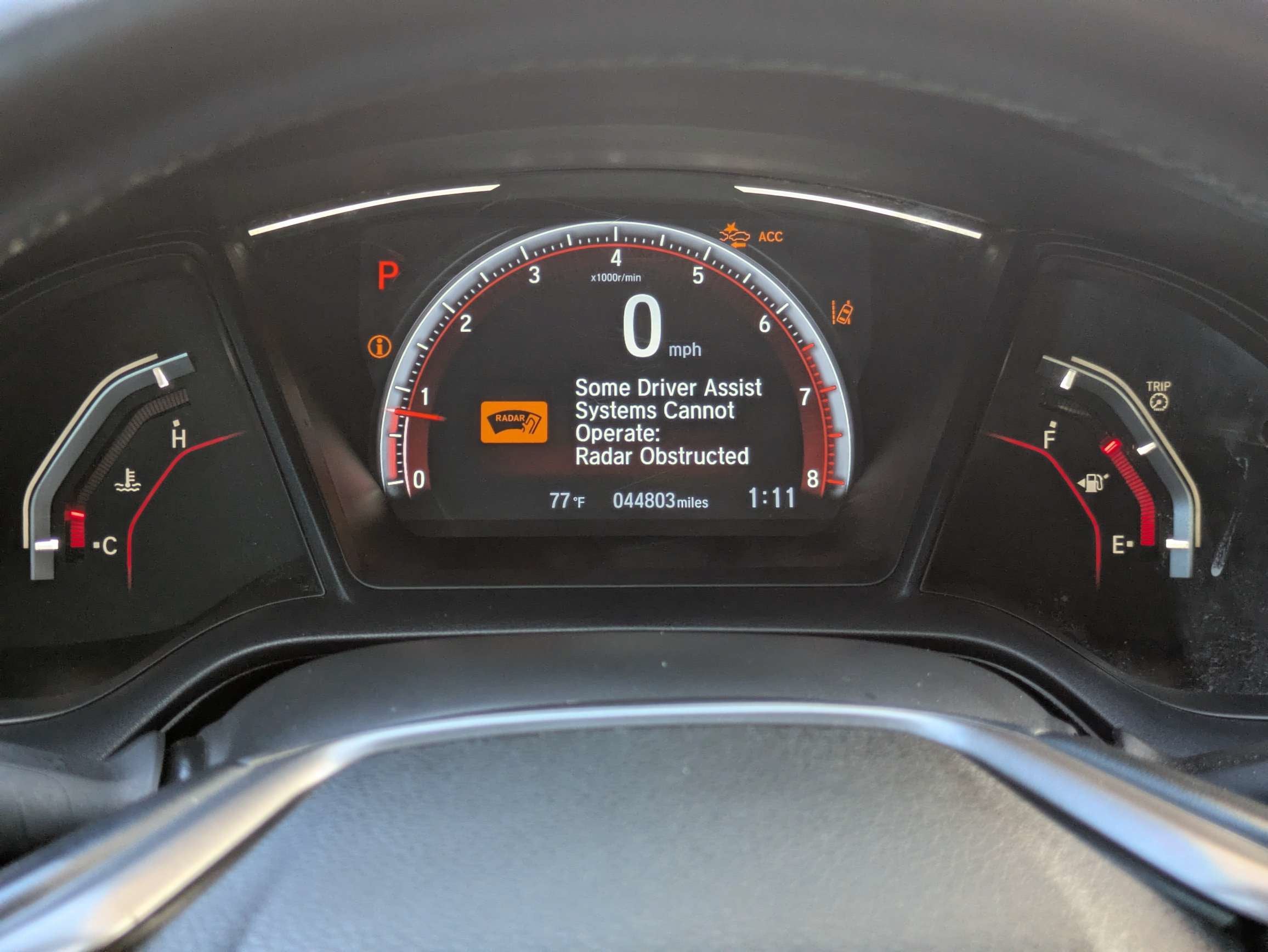2020 Honda Civic Hatchback Sport