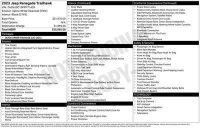 2023 Jeep Renegade Trailhawk 4x4