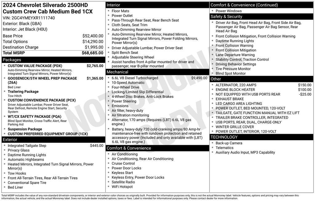 2024 Chevrolet Silverado 2500 HD Custom
