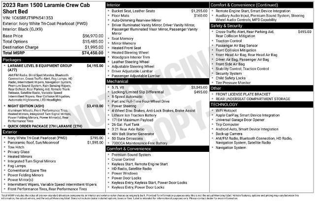 2023 RAM 1500 Laramie