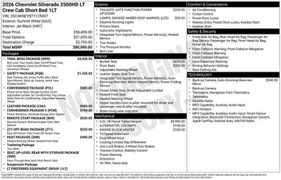 2026 Chevrolet Silverado 2500 HD LT