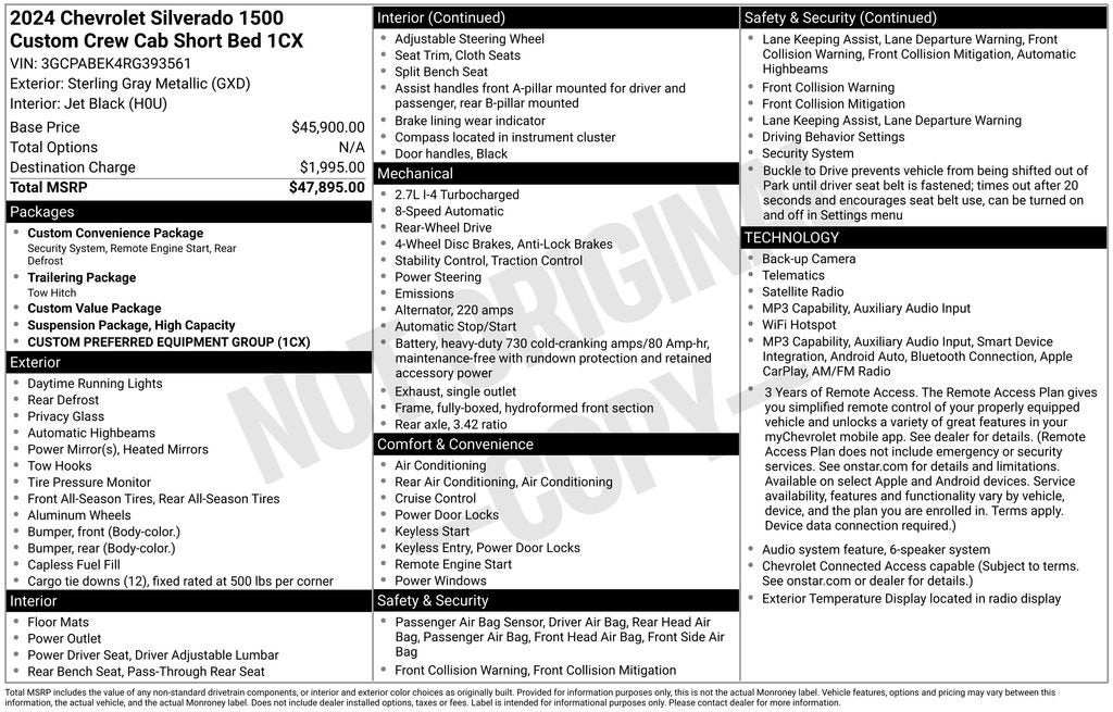 2024 Chevrolet Silverado 1500 Base